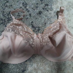 Glamorise Full-Coverage 38F Underwire Beige Bra